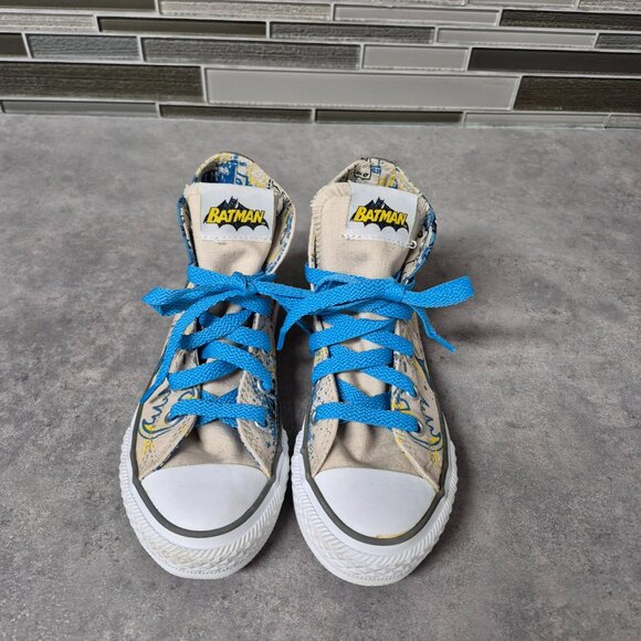 Converse All Stars Chuck Taylor Batman High Top Shoes Size Youth 13 - Picture 3 of 11